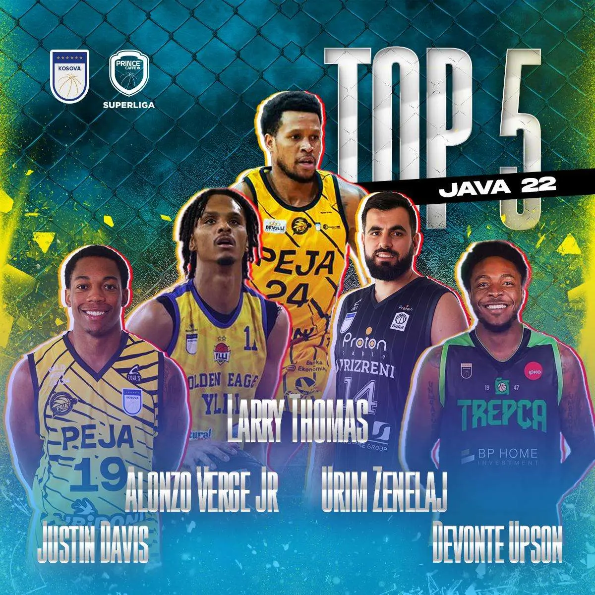 Thomas i Pejës, MVP i javës